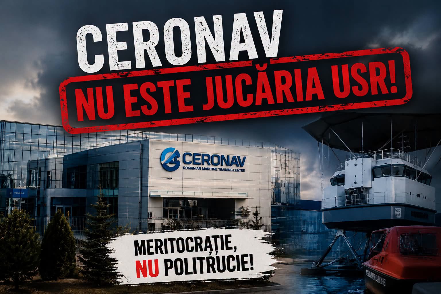 Episodul 1: La CERONAV, un director cu rezultate este înlocuit cu vicepreședintele USR Constanța